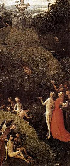 Jheronimus Bosch The blessed in the Terrestrial Paradise